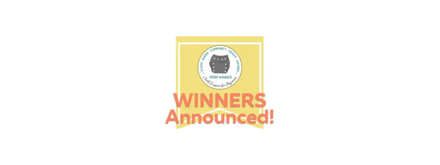 We Won! Best Retailer - 2024 Cloth Diaper Community Choice Awards