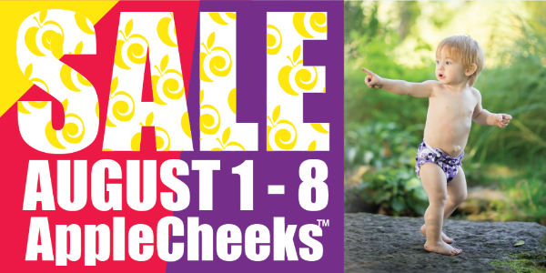 AppleCheeks On Sale Aug. 1-8 + Purple Rain Mini Minis and Mega Zips