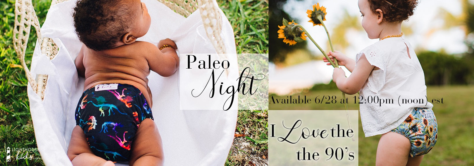 Lighthouse Kids Co - Paleo Night & I Love the 90s Sunflower - New Releases Friday