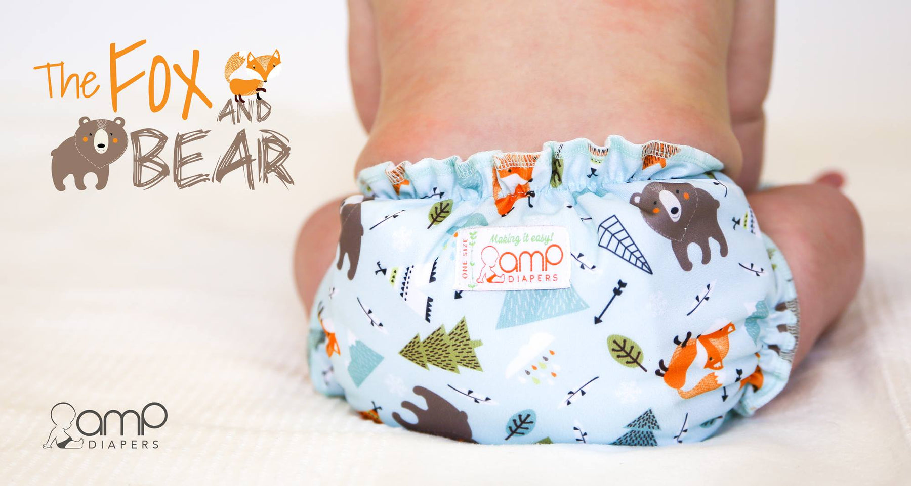 The Fox and the Bear - AMP Diapers New Print Release
