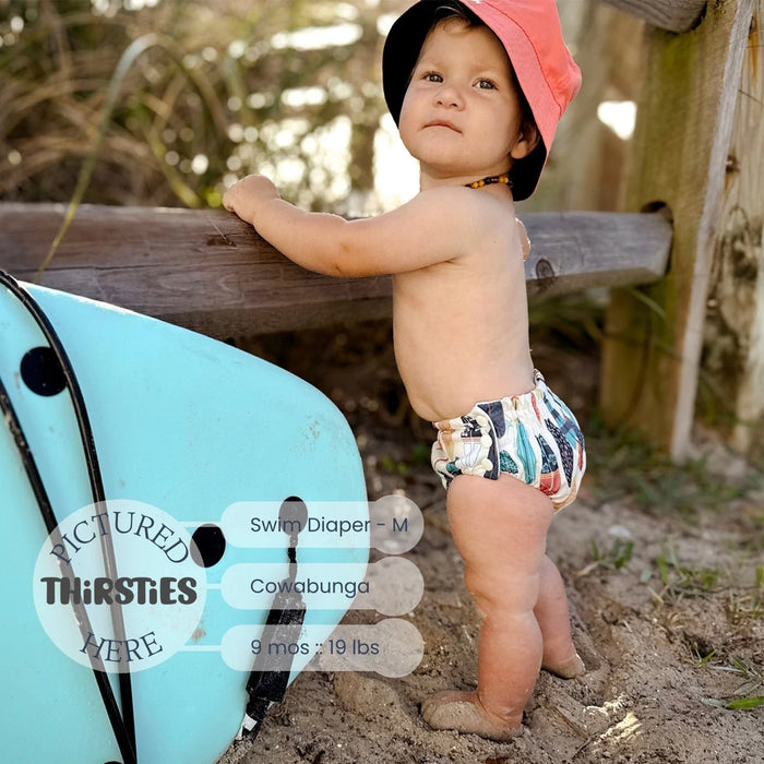 Thirsties Swim Diaper - MEDIUM (18-26lbs)