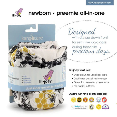 Lil Joey Newborn All In One Diaper (2-Pack)