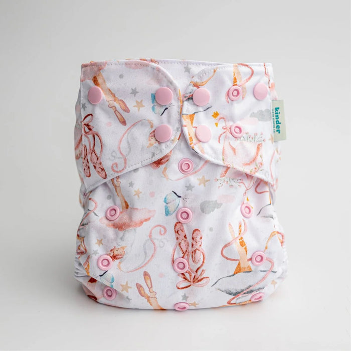 Kinder Pocket Cloth Diaper With Bamboo Insert (7-60lbs)