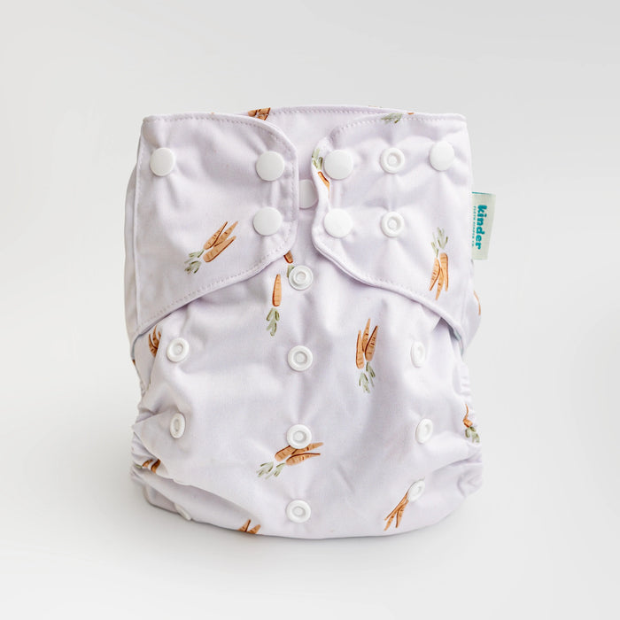 Kinder Pocket Cloth Diaper With Bamboo Insert (7-60lbs)