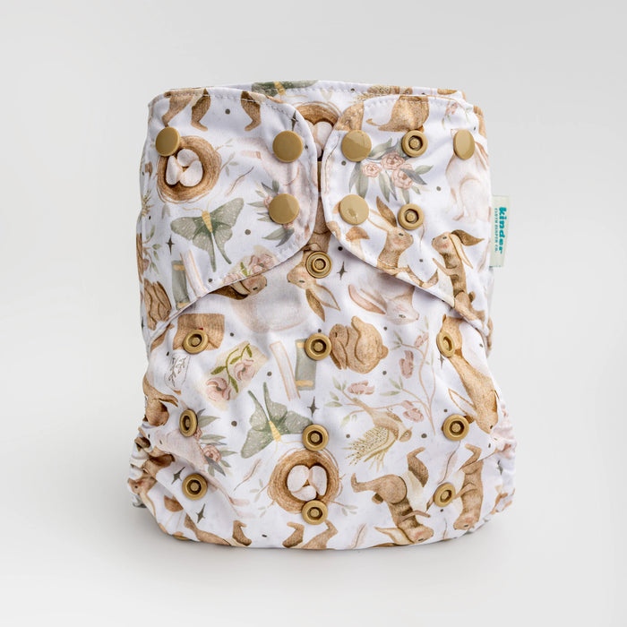 Kinder Pocket Cloth Diaper With Bamboo Insert (7-60lbs)