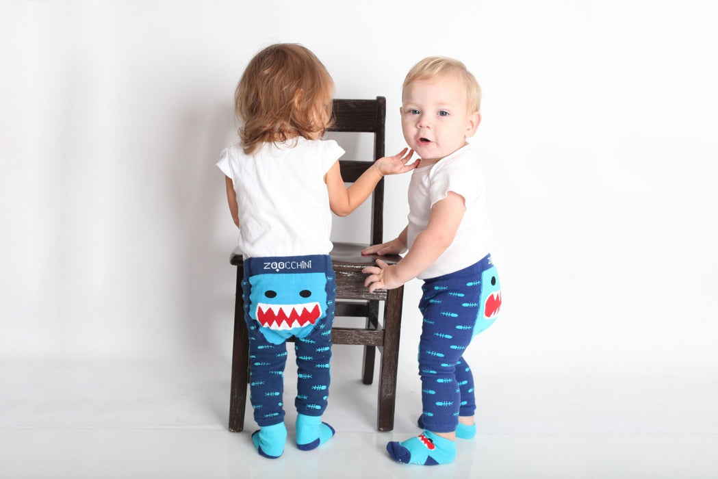 Zoocchini grip+easy™ Comfort Crawler Legging & Sock Set (12-18 Months)