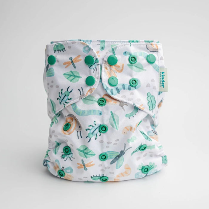 Kinder Pocket Cloth Diaper With Bamboo Insert (7-60lbs)