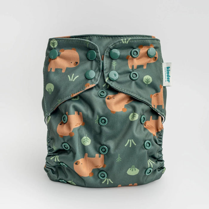 Kinder Pocket Cloth Diaper With Bamboo Insert (7-60lbs)