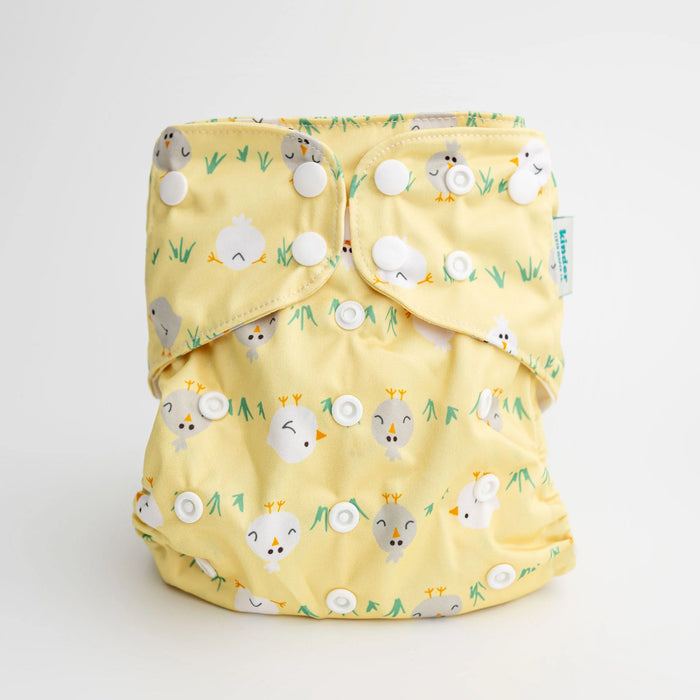 Kinder Pocket Cloth Diaper With Bamboo Insert (7-60lbs)