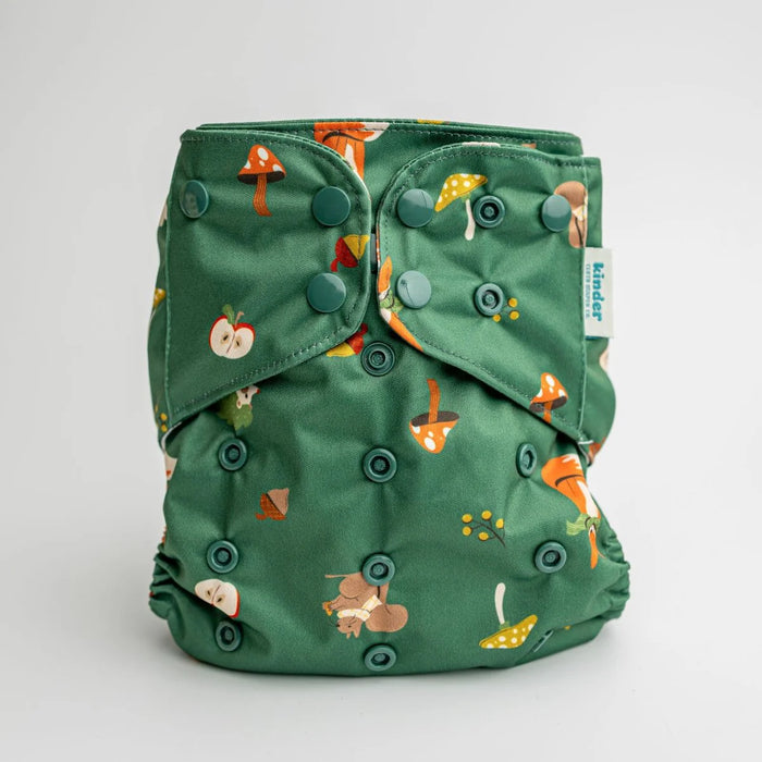 Kinder Pocket Cloth Diaper With Bamboo Insert (7-60lbs)
