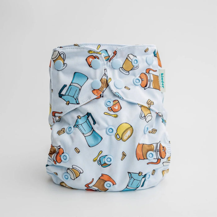 Kinder Pocket Cloth Diaper With Bamboo Insert (7-60lbs)