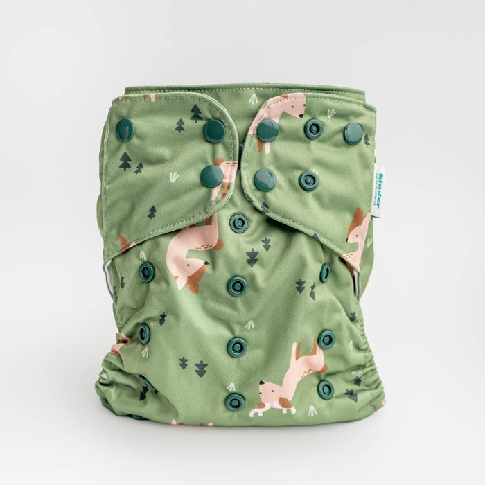 Kinder Pocket Cloth Diaper With Bamboo Insert (7-60lbs)