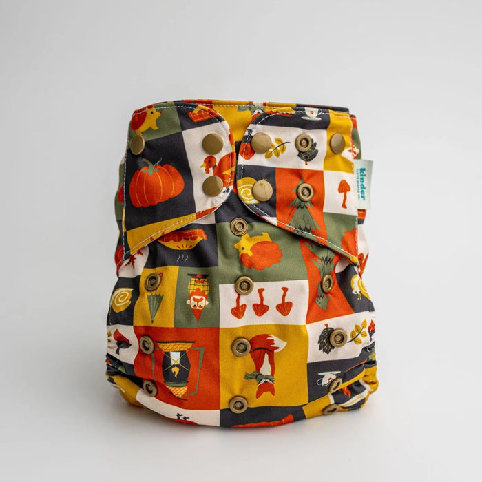 Kinder Pocket Cloth Diaper With Bamboo Insert (7-60lbs)