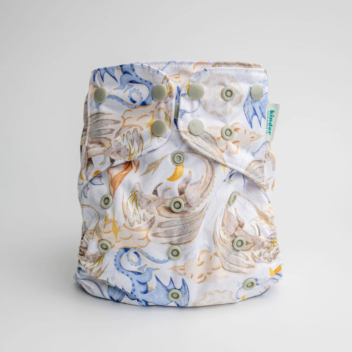 Kinder Pocket Cloth Diaper With Bamboo Insert (7-60lbs)