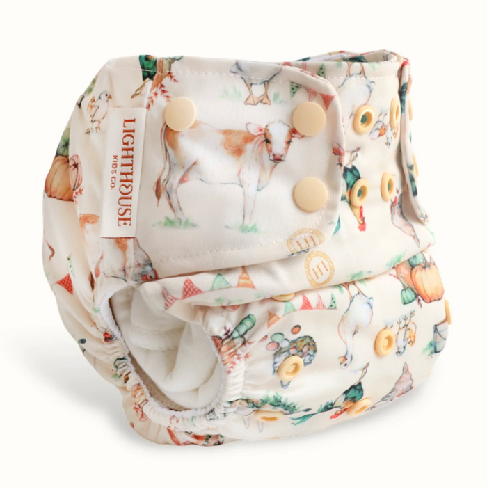 Lighthouse Kids Co. - Supreme Size 2 AIO Diapers (15-50lbs)