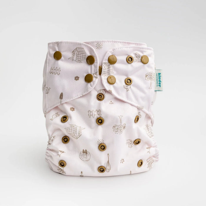 Kinder Pocket Cloth Diaper With Bamboo Insert (7-60lbs)