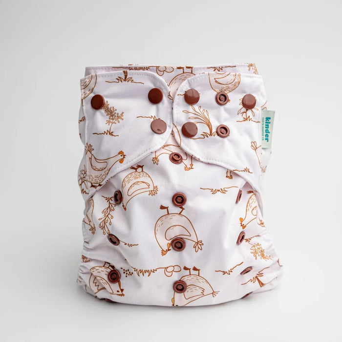 Kinder Pocket Cloth Diaper With Bamboo Insert (7-60lbs)