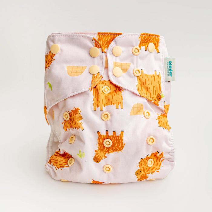 Kinder Pocket Cloth Diaper With Bamboo Insert (7-60lbs)