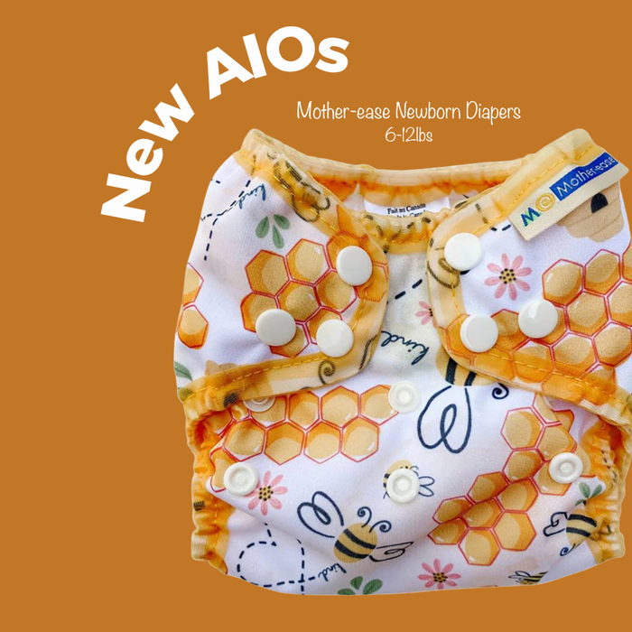 Mother-ease Newborn Wizard Uno Natural Cotton