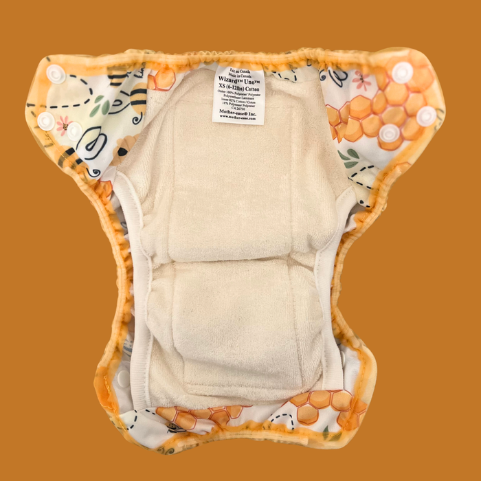 Mother-ease Newborn Wizard Uno Natural Cotton