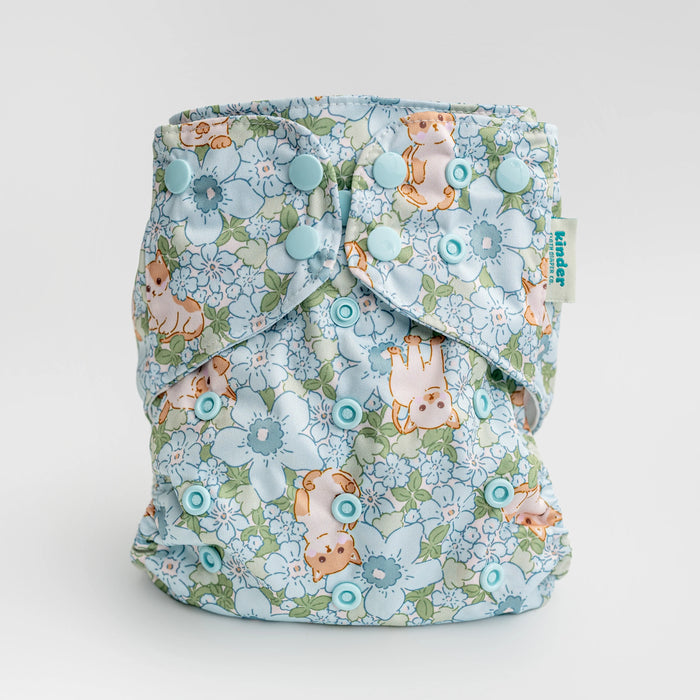 Kinder Pocket Cloth Diaper With Bamboo Insert (7-60lbs)