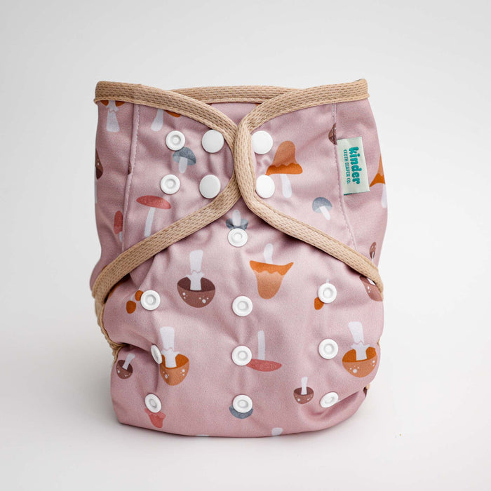 Kinder Reusable Cloth Diaper Cover (Insert Included)