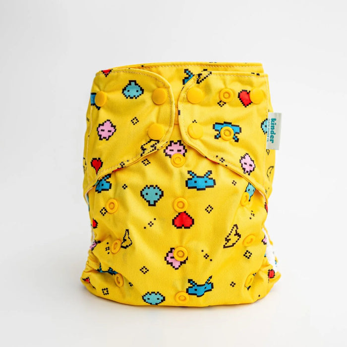 Kinder Pocket Cloth Diaper With Bamboo Insert (7-60lbs)