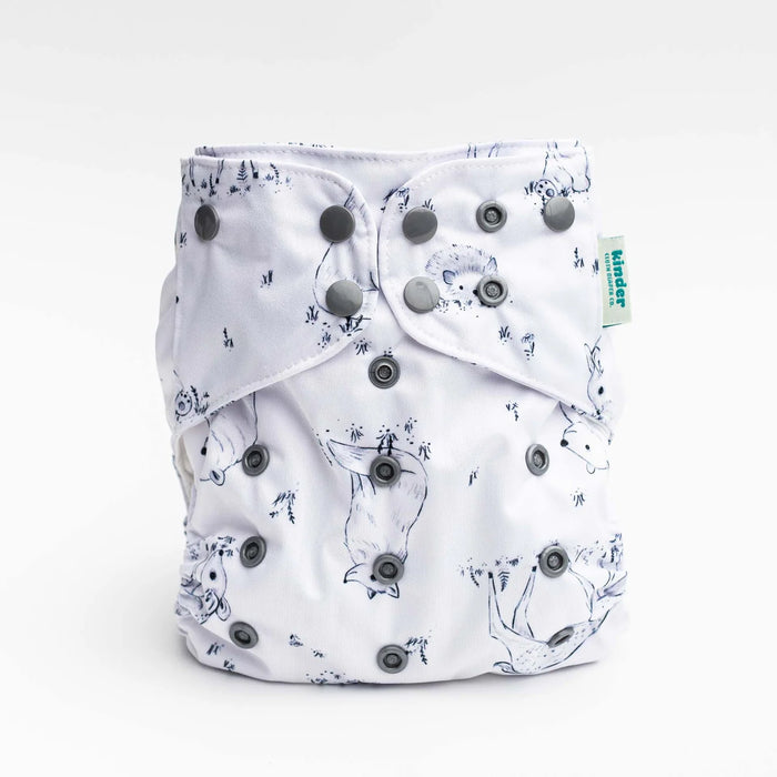 Kinder Pocket Cloth Diaper With Bamboo Insert (7-60lbs)