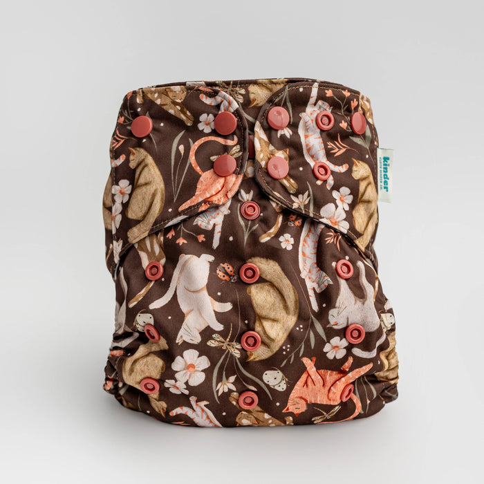 Kinder Pocket Cloth Diaper With Bamboo Insert (7-60lbs)