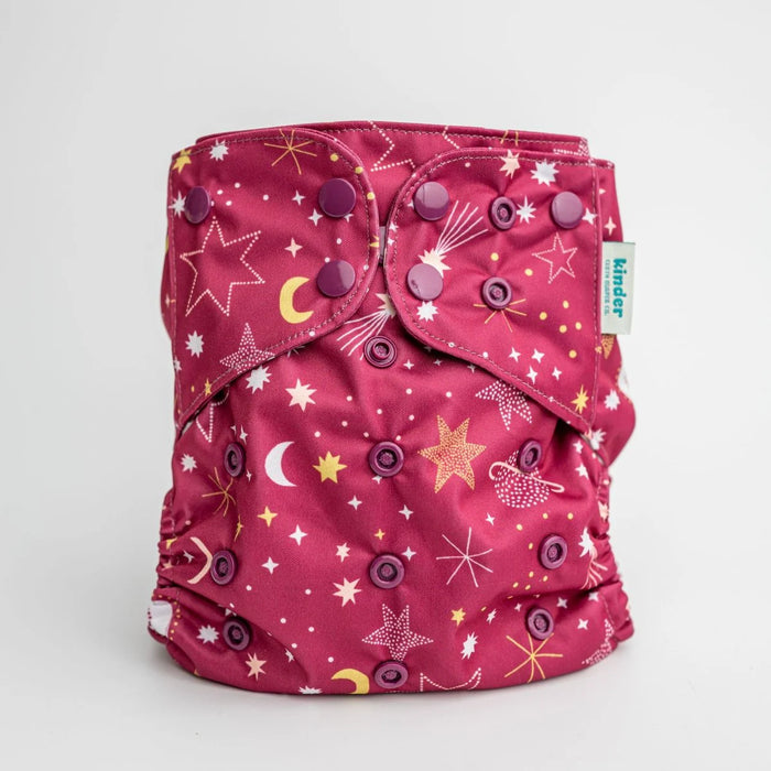 Kinder Pocket Cloth Diaper With Bamboo Insert (7-60lbs)