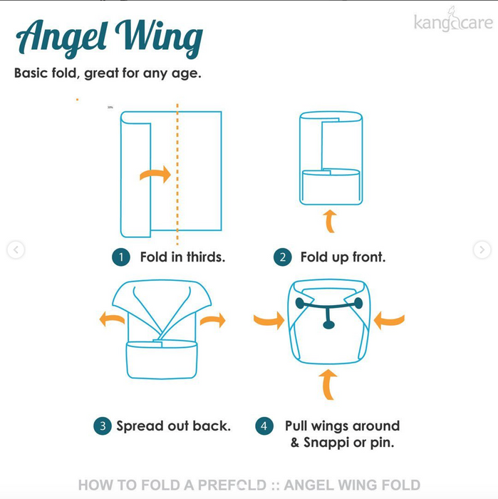Kanga Care - Bamboo Prefolds (6/Pack)