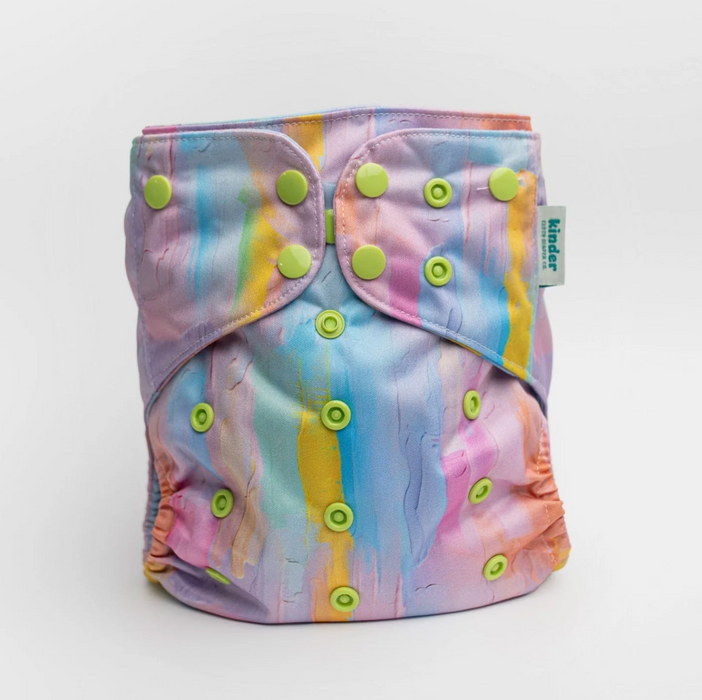 Kinder Reusable Cloth Diaper Cover (Insert Included)