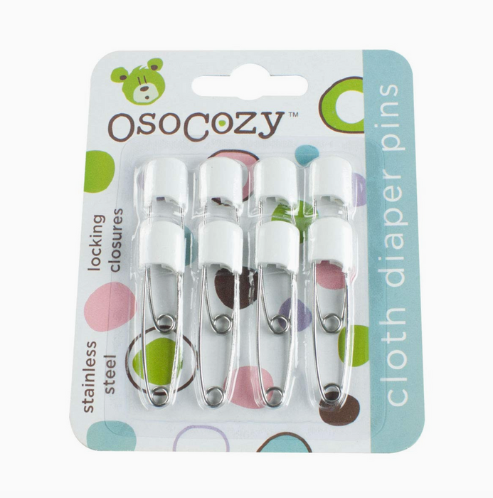 OsoCozy Diaper Pins (8 pack)