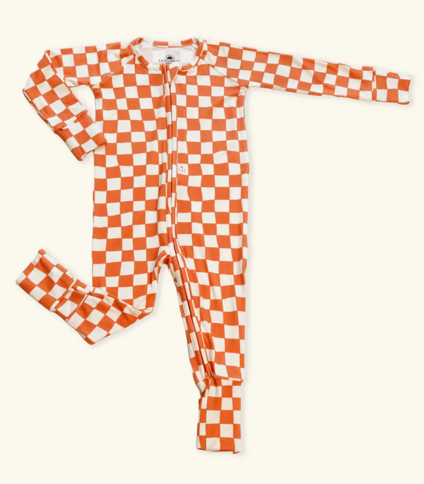 Lighthouse Kids Co. - Bamboo Baby Pajamas - Double Zipper - Longies