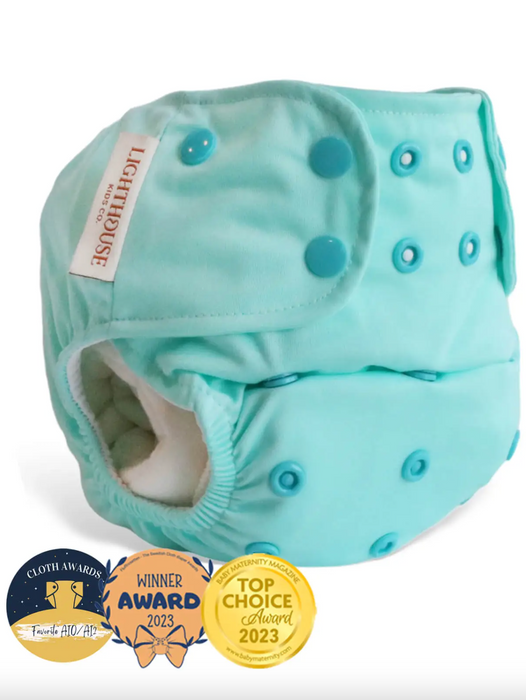 Lighthouse Kids Co. - Supreme Size 2 AIO Diapers (15-50lbs)