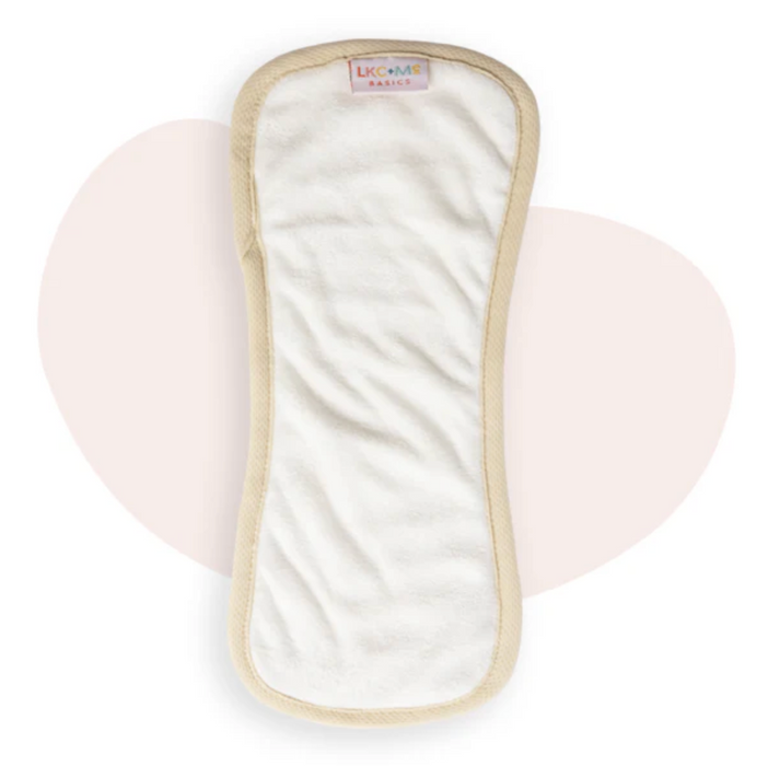 LKC+Me - Pocket Cloth Diaper Curved Bamboo Insert