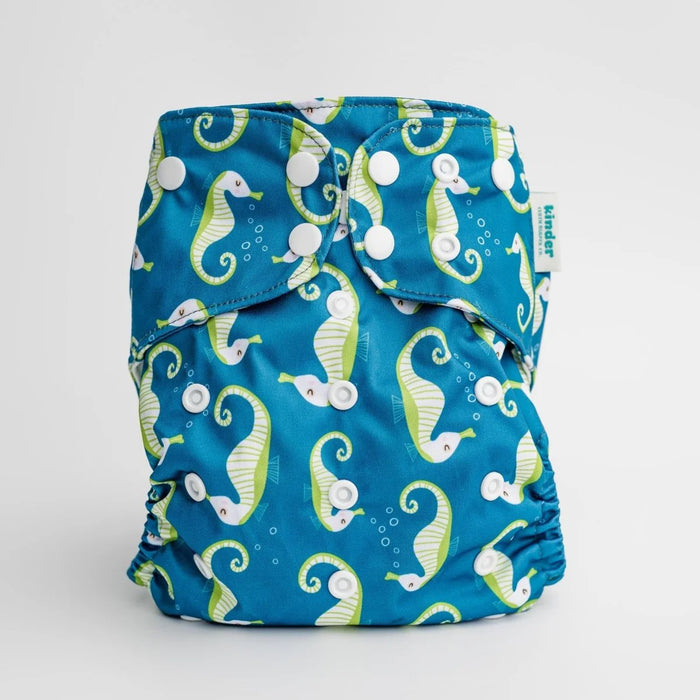 Kinder Pocket Cloth Diaper With Bamboo Insert (7-60lbs)