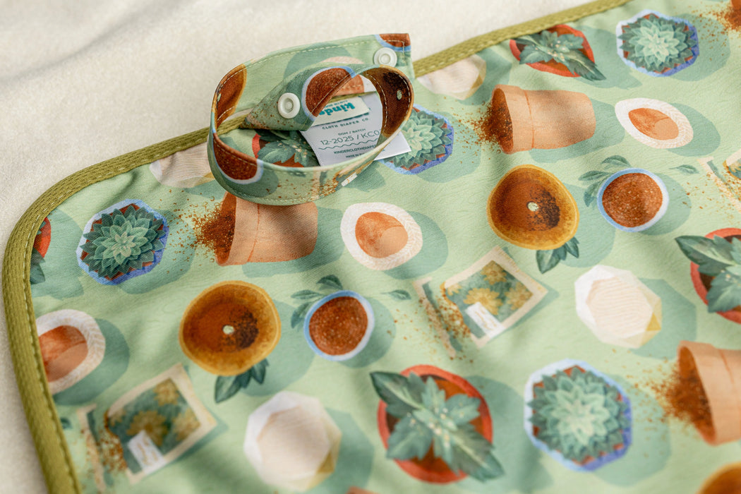 Kinder Ultra-Soft Bamboo Machine Washable Diaper Change Mat