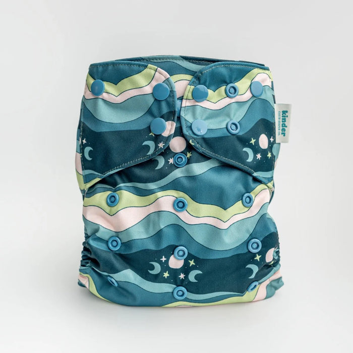 Kinder Pocket Cloth Diaper With Bamboo Insert (7-60lbs)