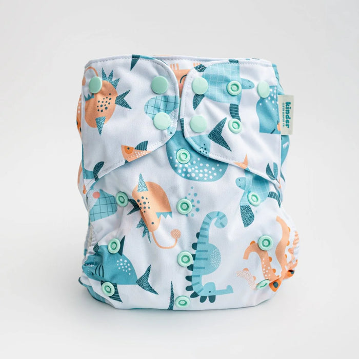 Kinder Pocket Cloth Diaper With Bamboo Insert (7-60lbs)