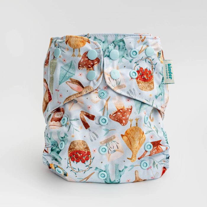 Kinder Pocket Cloth Diaper With Bamboo Insert (7-60lbs)