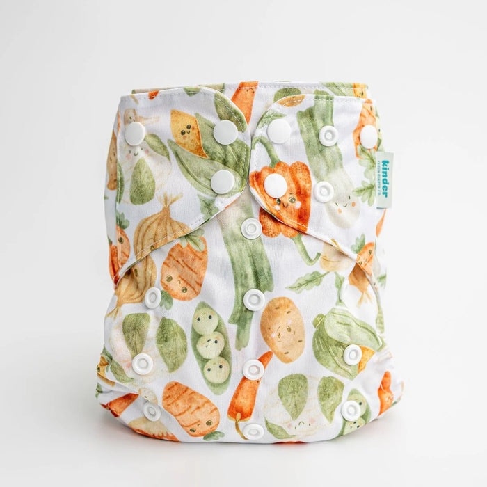 Kinder Pocket Cloth Diaper With Bamboo Insert (7-60lbs)