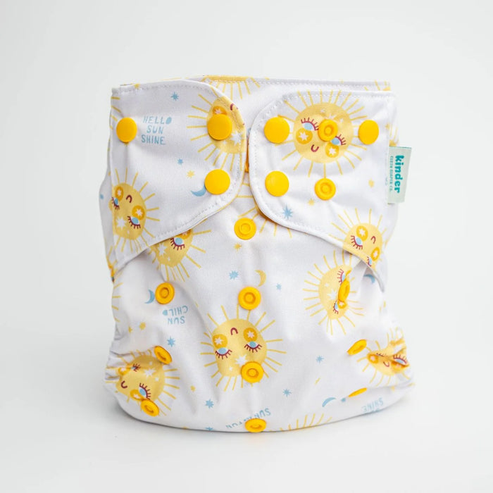 Kinder Pocket Cloth Diaper With Bamboo Insert (7-60lbs)