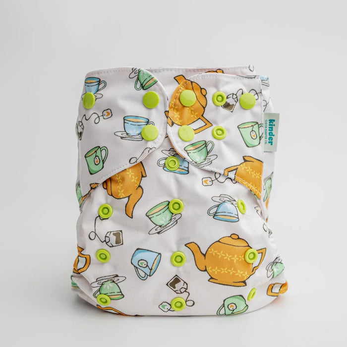 Kinder Pocket Cloth Diaper With Bamboo Insert (7-60lbs)