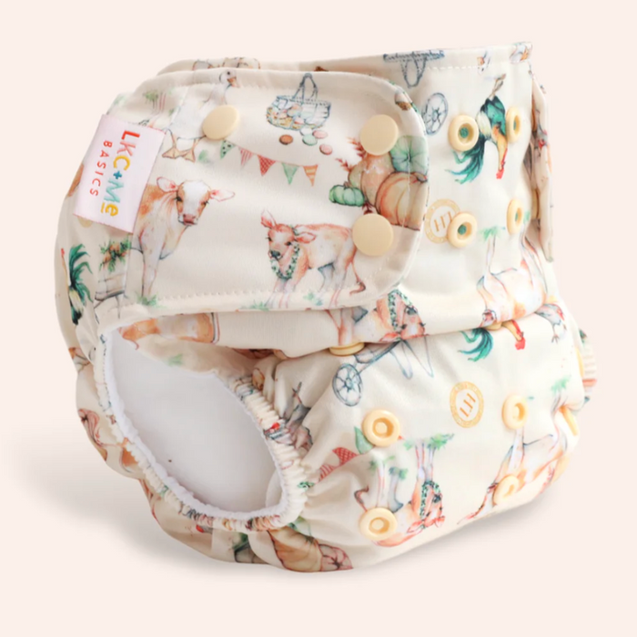 LKC + Me One Size Pocket Diaper With AWJ (7-55lbs)