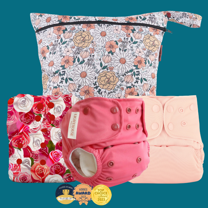 CDK: All-In-One Cloth Diaper Sample Kit