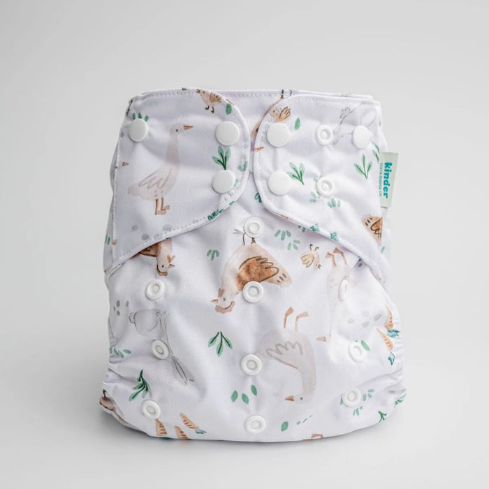 Kinder Pocket Cloth Diaper With Bamboo Insert (7-60lbs)