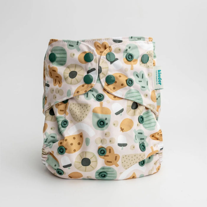 Kinder Pocket Cloth Diaper With Bamboo Insert (7-60lbs)