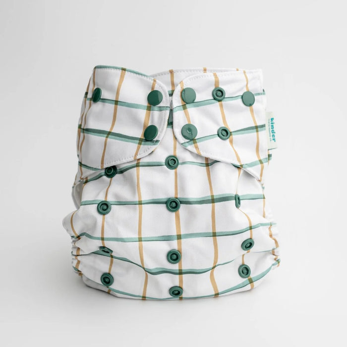 Kinder Pocket Cloth Diaper With Bamboo Insert (7-60lbs)