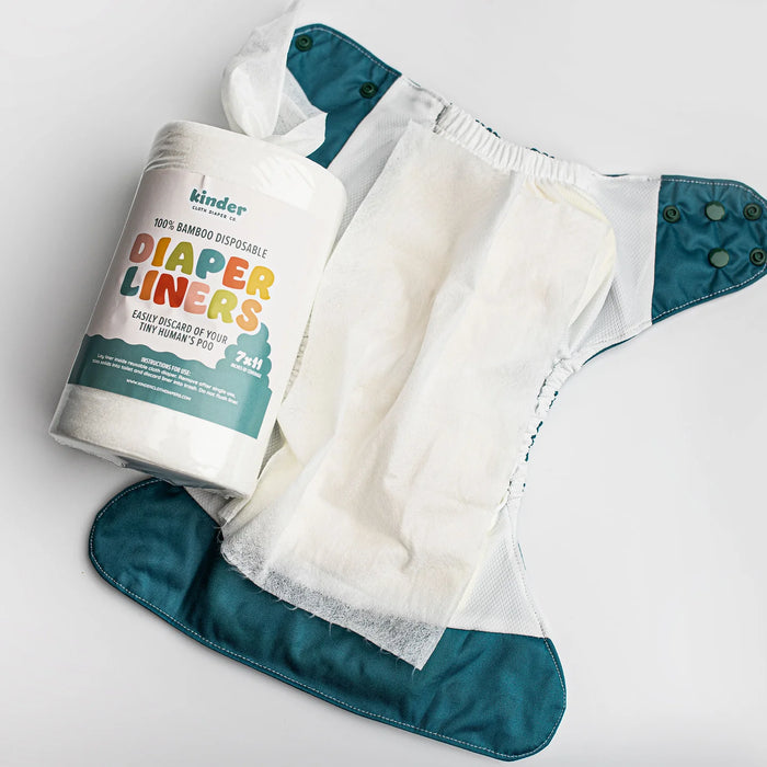 Kinder Disposable Bamboo Diaper Liners (100/Roll)